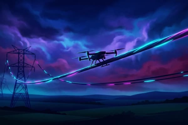 Self-Charging Drones That Feed Off Power Lines Target $3B Grid Market