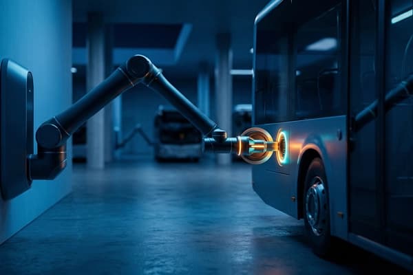 RoboDock Debuts Robots to Automate Electric Fleet Charging